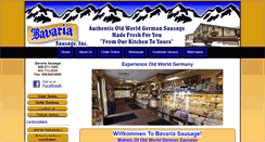 Desktop Screenshot of bavariasausage.com